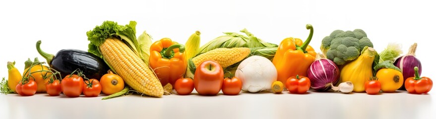 various kinds of vegetables and fruit that are healthy for the body