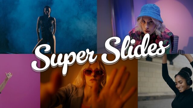 Super Slides Slideshow Opener - Seamless Dynamic Transition Video or Photo Display