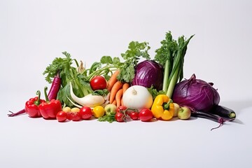 various kinds of vegetables and fruit that are healthy for the body