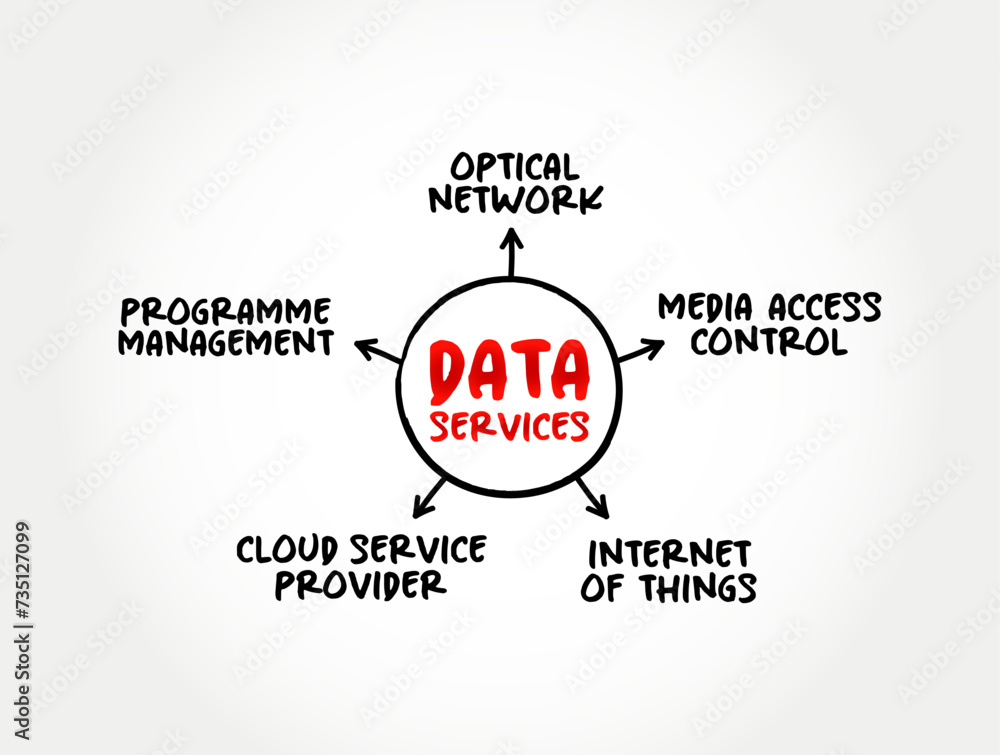 Poster data services - self-contained units of software functions that give data characteristics it doesn't