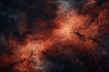 Shimmering stars nebula. Generative AI