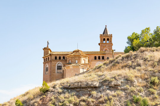 church of the Assumption (El Piquete) in Quinto town, province of Zaragoza, Aragon, Spain