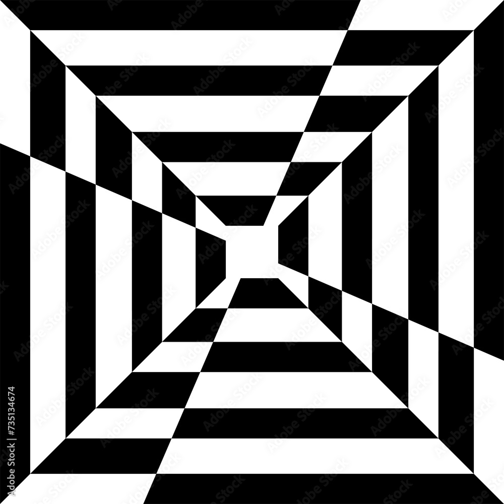 Poster abstract geometric design element. black flat geometrical pattern design. png with transparent backg