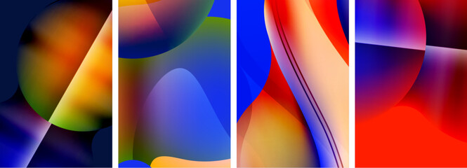 Abstract colors. Abstract backgrounds for wallpaper, business card, cover, poster, banner, brochure, header, website