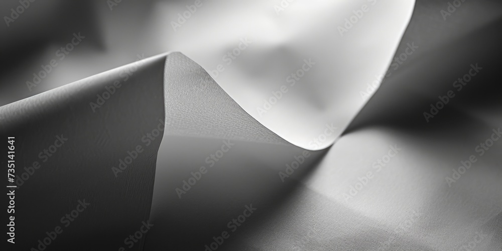Poster A simple black and white photo of a sheet of paper. This versatile image can be used for various purposes