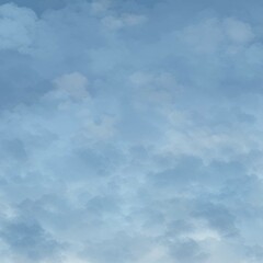 Blue sky with white clouds, Abstract graphic background