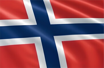 Fototapeta premium Norwegian Flag