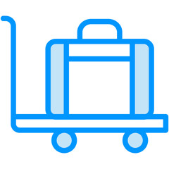 Travel Luggage vector design icon . svg