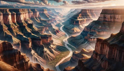 Poster Majestic Canyon- Grandeur of Nature © Анастасия Малькова