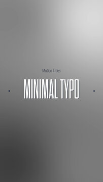 Sleek Typography Templates | Changeable Colors