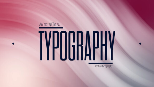 Saturated Colors Titles | Changeable Colors