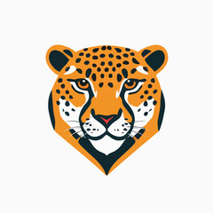 Cheetah logo on a white background 