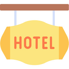Hotel Sign vector design icon . svg