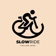 simple bike logo vector illustration