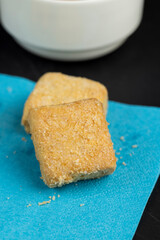 homemade cottage cheese cookies with sugar for tea