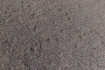 a pedestrian walkway in the park made of rubble and stones