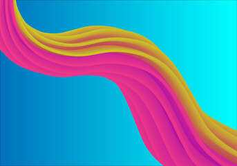 Fluid Color Abstract Background
