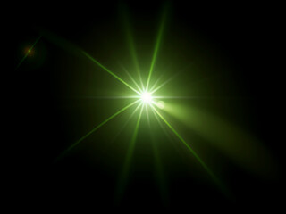 Obraz premium Colorful Light galaxy lens flare background
