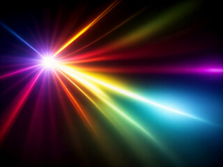 Light lens flare background effect