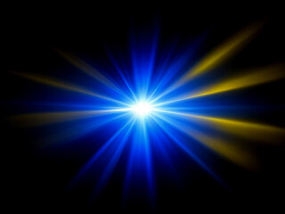 Light lens flare background effect