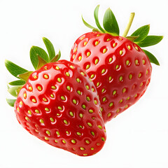 strawberry isolated on white background