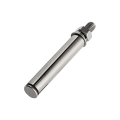 isolated expandable bolt, screw on white background