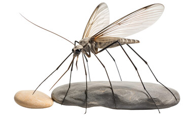 Fototapeta na wymiar Winged Insect isolated on transparent Background