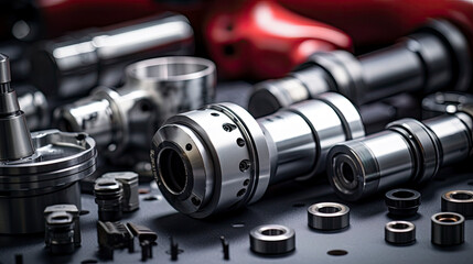Precision CNC machinery manufacturing aerospace components. Each part is a testament to the fusion of technology and skilled craftsmanship, vital to the aviation industry