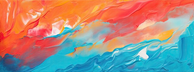 Vibrant royal blue and orange painting textures for poster and web banner design, perfect for extreme, sportswear, racing, cycling, football, motocross	