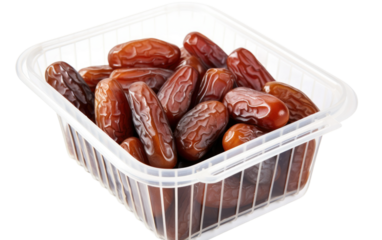 Plastic Basket Date isolated on transparent Background