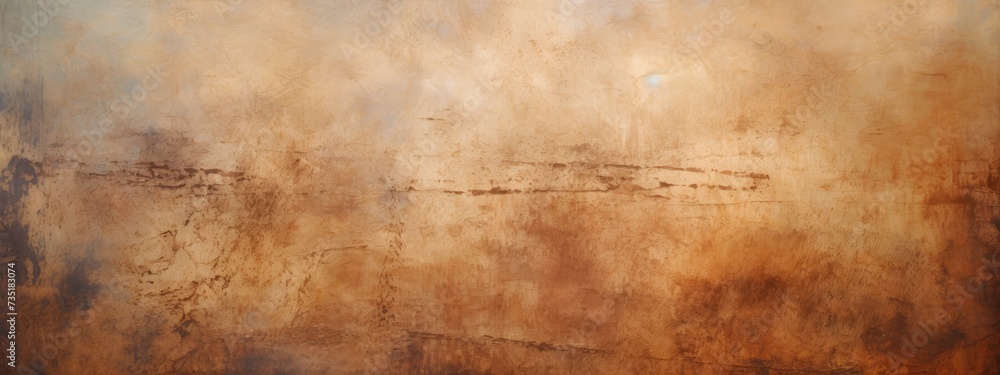 Poster abstract texture background in brown canvas. old background