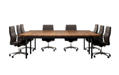 Beyond Horizon Conference Table isolated on transparent Background