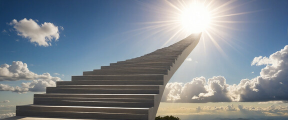 Heavenly Stairway with Ample Space