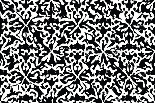 Black and white abstract pattern Background. Abstract art. Abstract background.