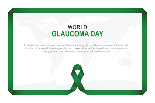 World Glaucoma Day background.