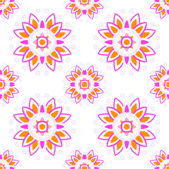 seamless background with flowers