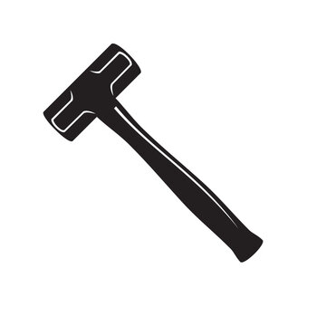 Blacksmith Hammer icon. Vector  image