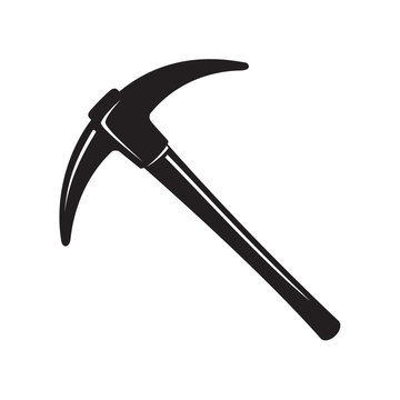 Pickaxe icon design isolated. vector image
