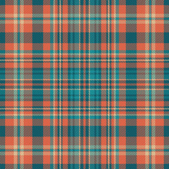 Tartan plaid pattern with texture. Vector illustration.