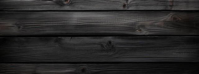 Obraz premium Close-up of black wood structure and texture background with place for text
