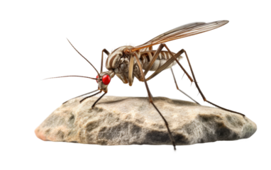 Midge and the Stone Connection isolated on transparent Background