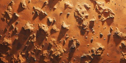 Planet Mars Surface Background Texture Pattern created with Generative AI Technology