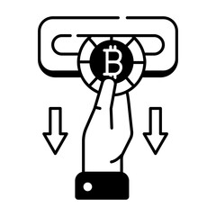  Crypto Trading Line Icon
