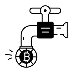  Crypto Trading Line Icon