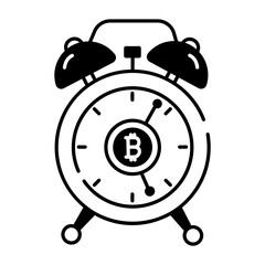  Crypto Trading Line Icon