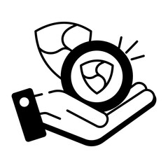  Crypto Trading Line Icon