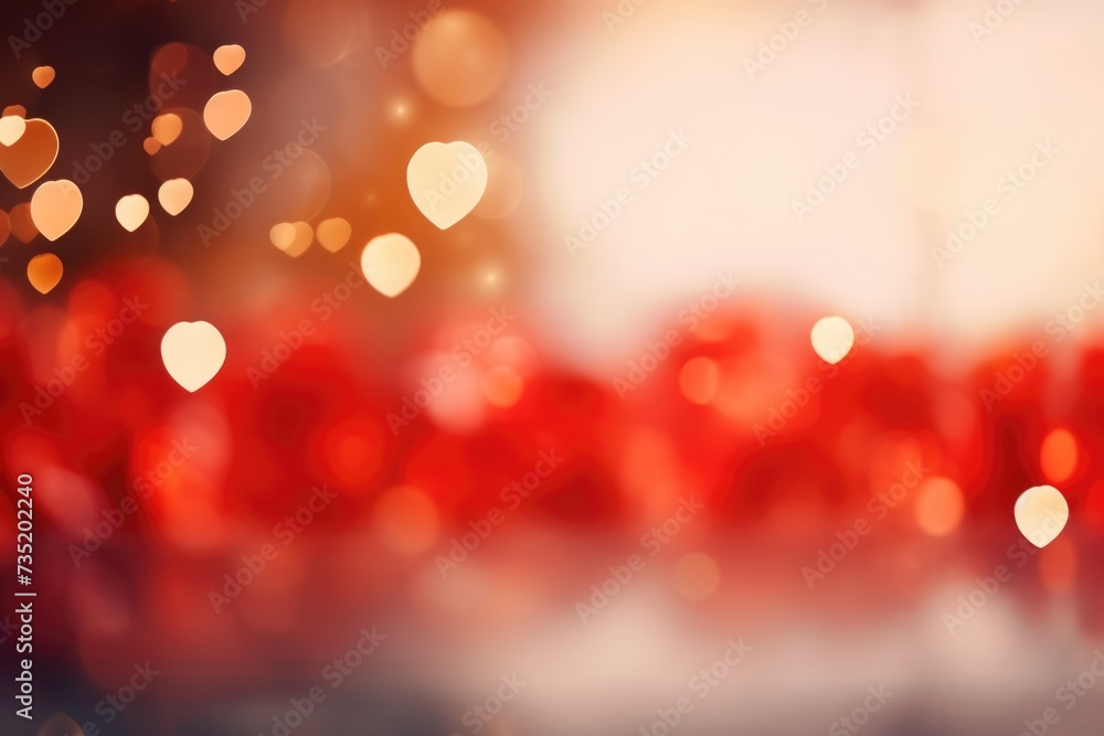 Aufkleber a blurry photo of a bunch of red roses. can be used to add a touch of romance or elegance to any pro
