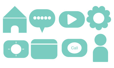 Icon set of Social media 