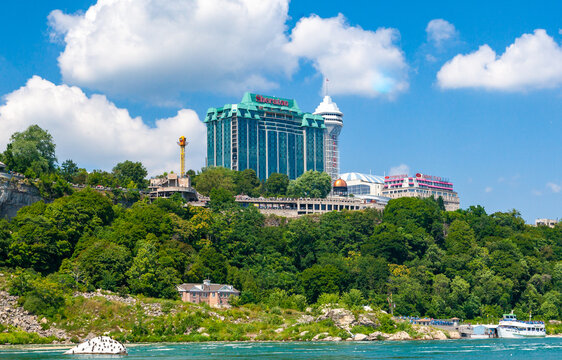 Sheraton Fallsview Hotel overlooking Niagara Falls