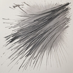 Hand-drawn charcoal sketch on clear PNG backdrop
